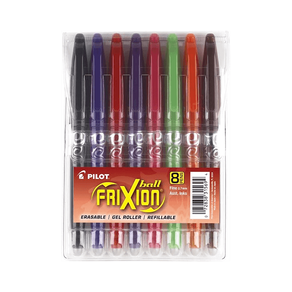 eraseable ink pens multi-colored